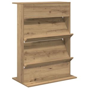 vidaXL Polica za časopise Umjetnički hrast 70 x 41 x 96 cm