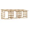 vidaXL Pergole s krovom 3 kom 100 x 90 x 100 cm impregnirana borovina
