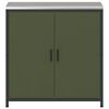 vidaXL Kuhinjsko skladi&scaron;tenje Maslinasto zelena 60 x 50 x 92 cm Čelik