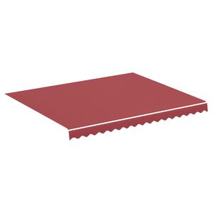 vidaXL Zamjenska tkanina za tendu bordo 280x245 cm poliester