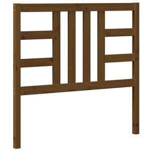 vidaXL Uzglavlje za krevet boja meda 106 x 4 x 100 cm masivna borovina