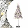 vidaXL Božićno drvce s 300 LED svjetlima Bijelo 210 cm PE i čelik