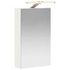 vidaXL Kupaonski ormar s ogledalom Bijelo 30 x 10,5 x 50 cm