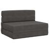 vidaXL Sofa na razvlačenje Tamnosiva 70 x 72 x 60 cm Tkanina