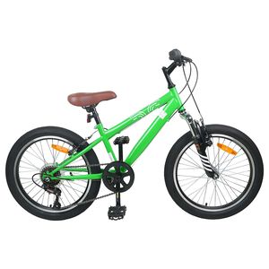 vidaXL Kids Mountain Bike 20 Inča 6-Speed za 5-8 godina Zelena