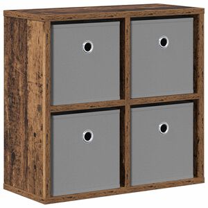 vidaXL Kreveta s ladicama Staro drvo 49,5 x 22 x 47 cm