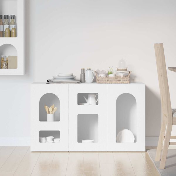 vidaXL Kreveta Bijelo 100 x 35 x 59 cm Konstruirano drvo