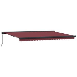 vidaXL Tenda na automatsko uvlačenje bordo 300 x 250 cm