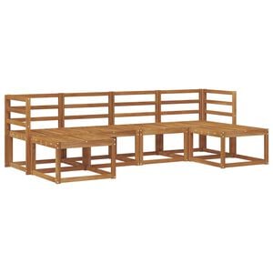 vidaXL Set vanjskih sofa 6 pcs Prirodna Čvrsto drvo akacije