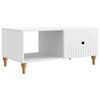 vidaXL Kava Stol Bijela 90 x 50 x 40 cm Konstruirano drvo