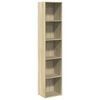 vidaXL Regal za knjige boja hrasta 40x30x189 cm od konstruiranog drva