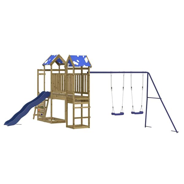 vidaXL Vanjski set za igru od impregnirane borovine