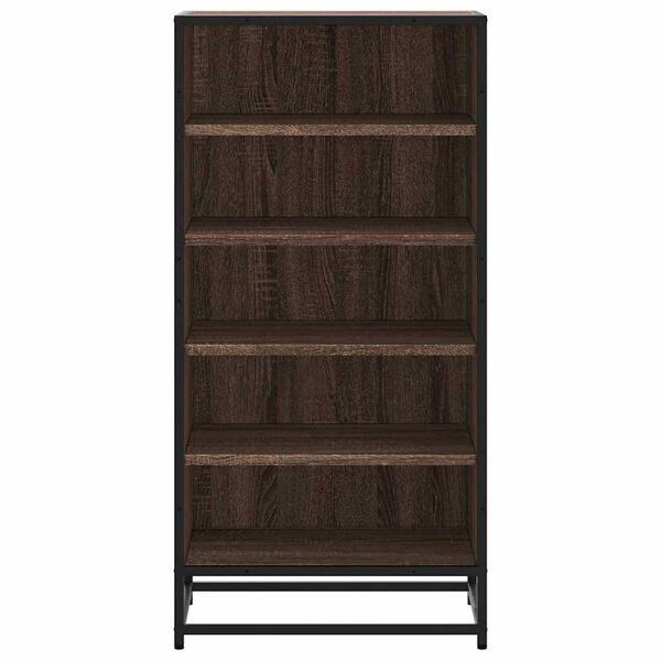 vidaXL Stalak za cipele boja hrasta 48x38x97,5 cm konstruirano drvo