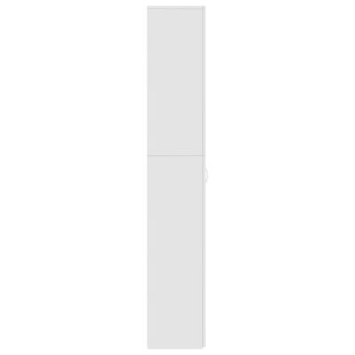 vidaXL Uredski ormar visoki sjaj bijeli 60 x 32 x 190 cm od iverice