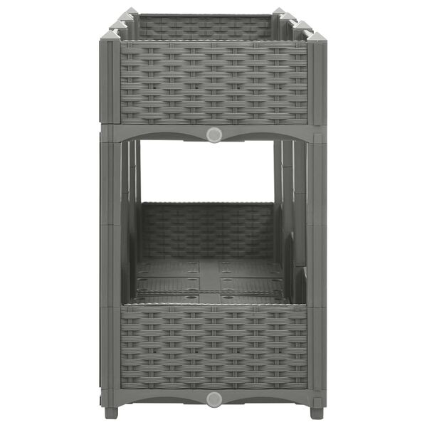 vidaXL Povi&scaron;ena gredica 120x40x71 cm od polipropilena