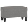 vidaXL Klupa tamnosiva 70 x 35 x 41 cm od tkanine