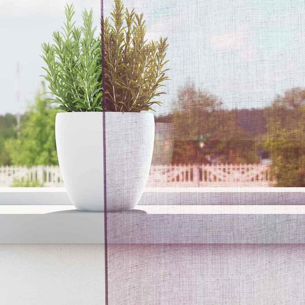 vidaXL Voile zavjese s petljama 2 kom ljubičaste 140x245 cm