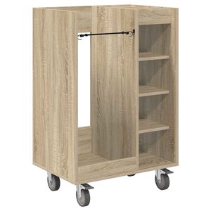 vidaXL Golf ormar s kotačem Jednobojno Sonoma hrast 65 x 45 x 98 cm