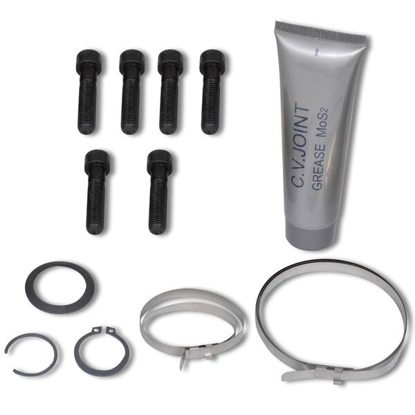 vidaXL Set osovina Crna Metal