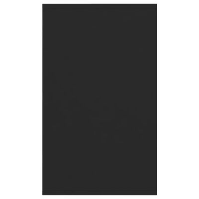 vidaXL Komoda s 3 ladice crna 120 x 41 x 75 cm od iverice