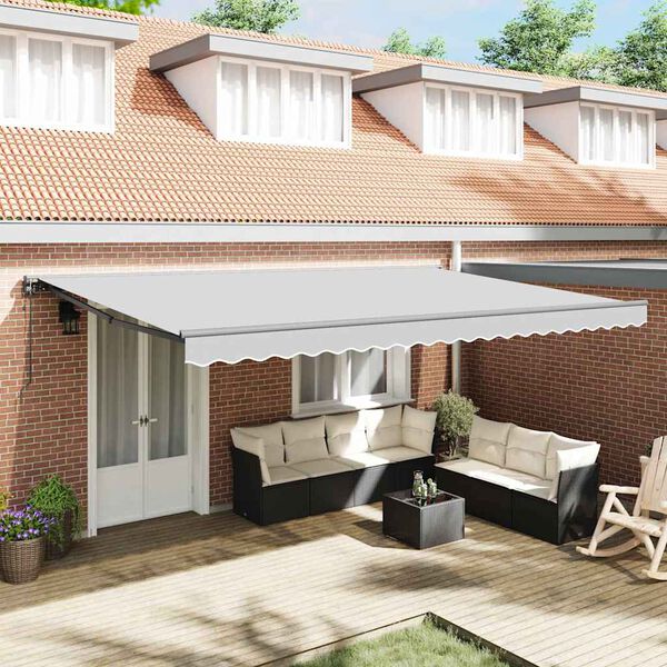 vidaXL Okvir tende Antracit 4,5 × 3 m Čelik obložen prahom i aluminij