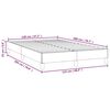 vidaXL Okvir za krevet bijela 120x200 cm od umjetne kože