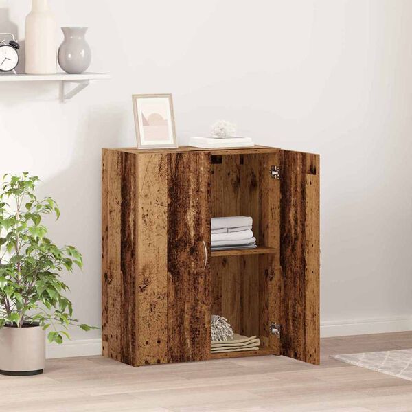 vidaXL Uredski ormar Crni hrast 70 x 32 x 77.5 cm Konstruirano drvo