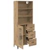vidaXL Highboard Umjetnički hrast 69,5 x 34 x 180 cm Konstruirano drvo