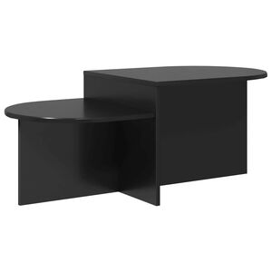 vidaXL Kava Stol Crni hrast 100 x 50 x 40 cm Konstruirano drvo
