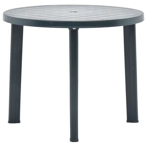 vidaXL Vrtni stol zeleni 89 cm plastični