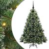 vidaXL Umjetno božićno drvce s stalakom Zelena 120 cm PE i PVC
