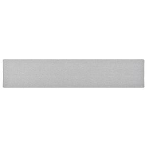 vidaXL Dugi tepih svjetlosivi 80 x 400 cm