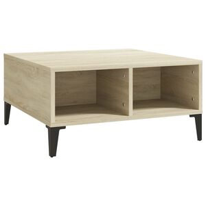 vidaXL Stolić za kavu boja hrasta sonome 60x60x30 cm konstruirano drvo