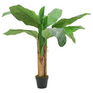 vidaXL Umjetno stablo banane 9 listova 120 cm zeleno