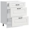 vidaXL Donji kuhinjski ormarić Kalmar bijeli konstruirano drvo