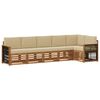 vidaXL Set vanjskih sofa 5 kom. Prirodna