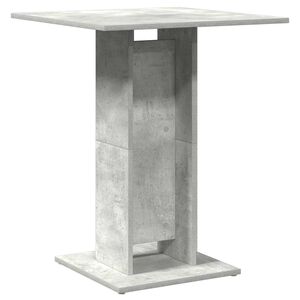vidaXL Bistro stol boja betona 60 x 60 x 75 cm od konstruiranog drva