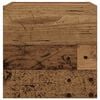 vidaXL 2-dijelni zidni TV ormarić Staro drvo 30,5x30x30 cm