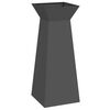 vidaXL Stup saksija Crna 40 x 40 x 100 cm