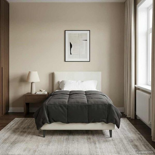 vidaXL Puni pokrivač za cijelu godinu &Scaron;onerisan Antracit 155 x 200 cm