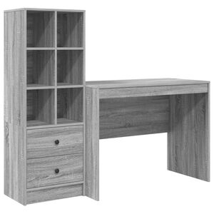 vidaXL Stol Siva Sonoma 145.5 x 50 x 127 cm 2 kom.