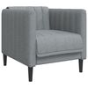 vidaXL 3-dijelni set sofa svjetlosivi od tkanine
