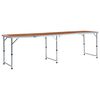 vidaXL Sklopivi stol za kampiranje aluminijski 240 x 60 cm