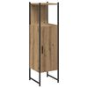 vidaXL Kupaonski ormarić artisan hrast 33x33x120,5cm konstruirano drvo