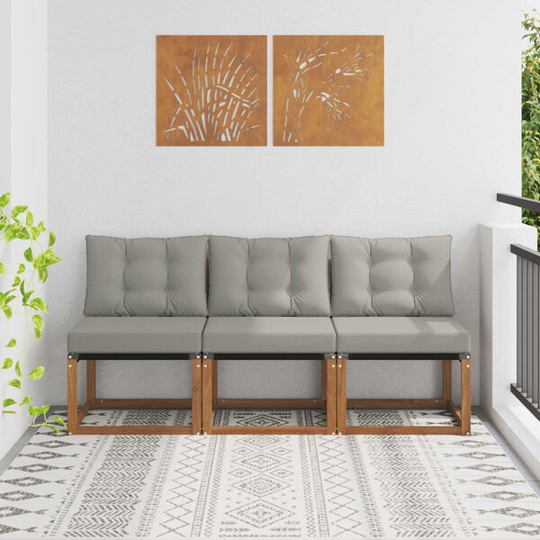 vidaXL 3 Komad Vanjska srednja sofa