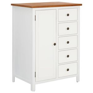vidaXL Ormar od masivne hrastovine 76 x 52 x 105 cm