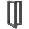 vidaXL Noge za blagovaonski stol T-oblika 2 kom antracit 60x35x(72-73) cm čelik