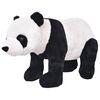 vidaXL Samostojeća pli&scaron;ana panda crno-bijela XXL