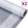 vidaXL Cerade Leno 2 kom 260 g/m&sup2; 4 x 2 m bijele