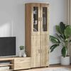 vidaXL Highboard s policom FLORIN Sonoma hrast 60 x 35 x 182 cm